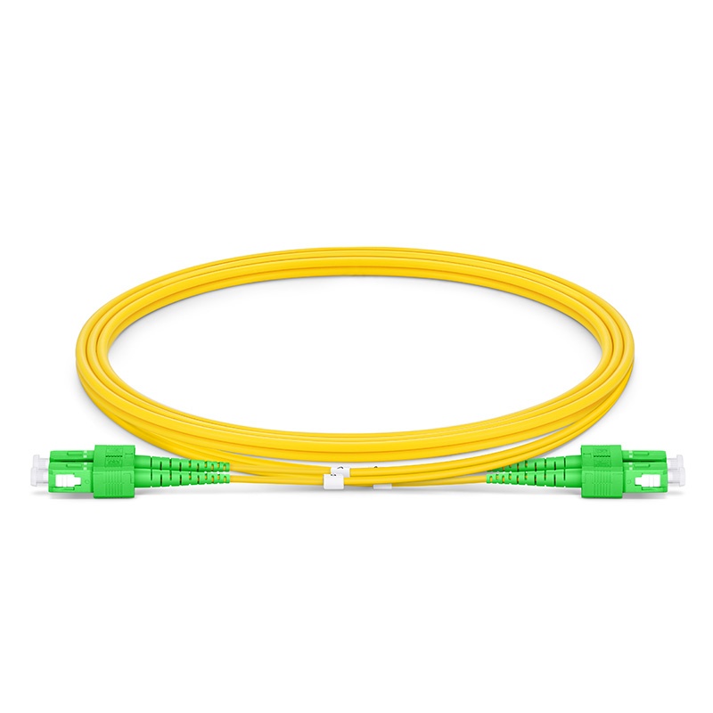 2F, SC APC Duplex to SC APC Duplex, OS2, 2.0mm, 1m (3ft)