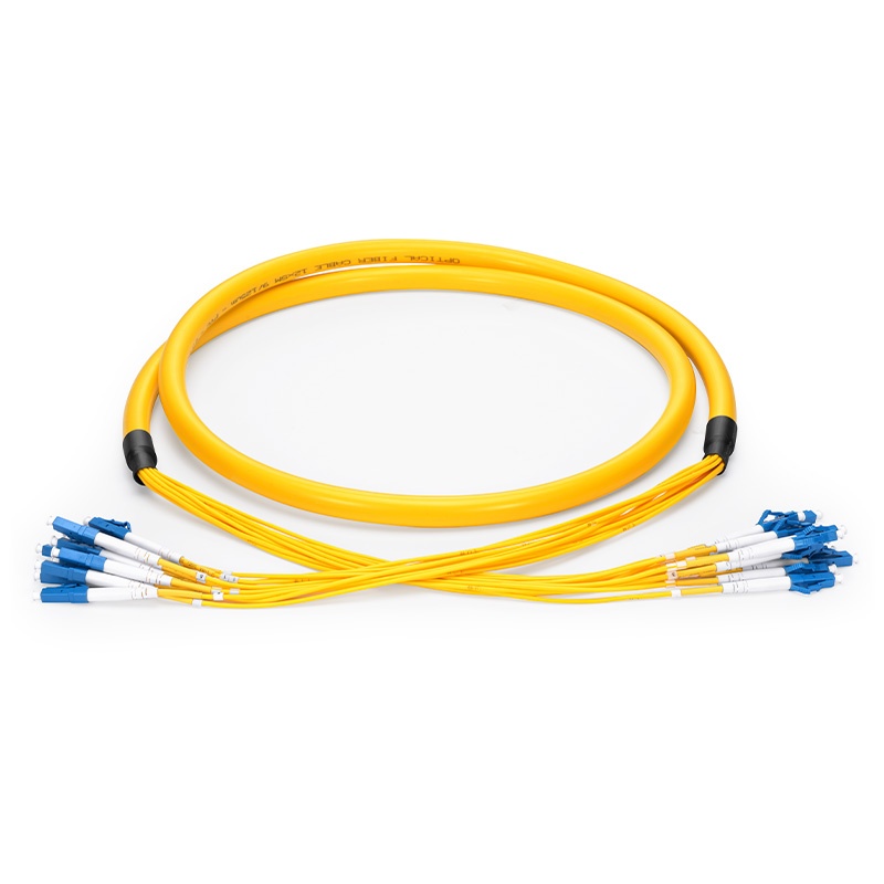 Customized OS2 Indoor Cable, LC/SC/FC/ST/LSH, 4 Fibers