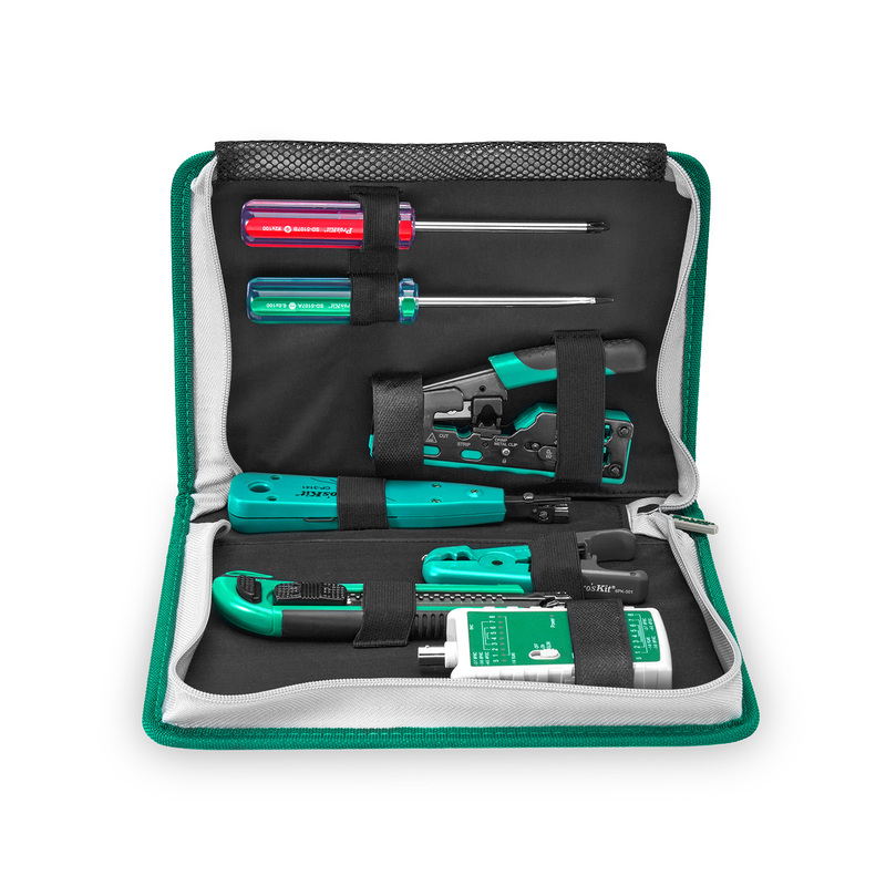 Pro'sKit® 7-in-1 Network Installation Tool Kit