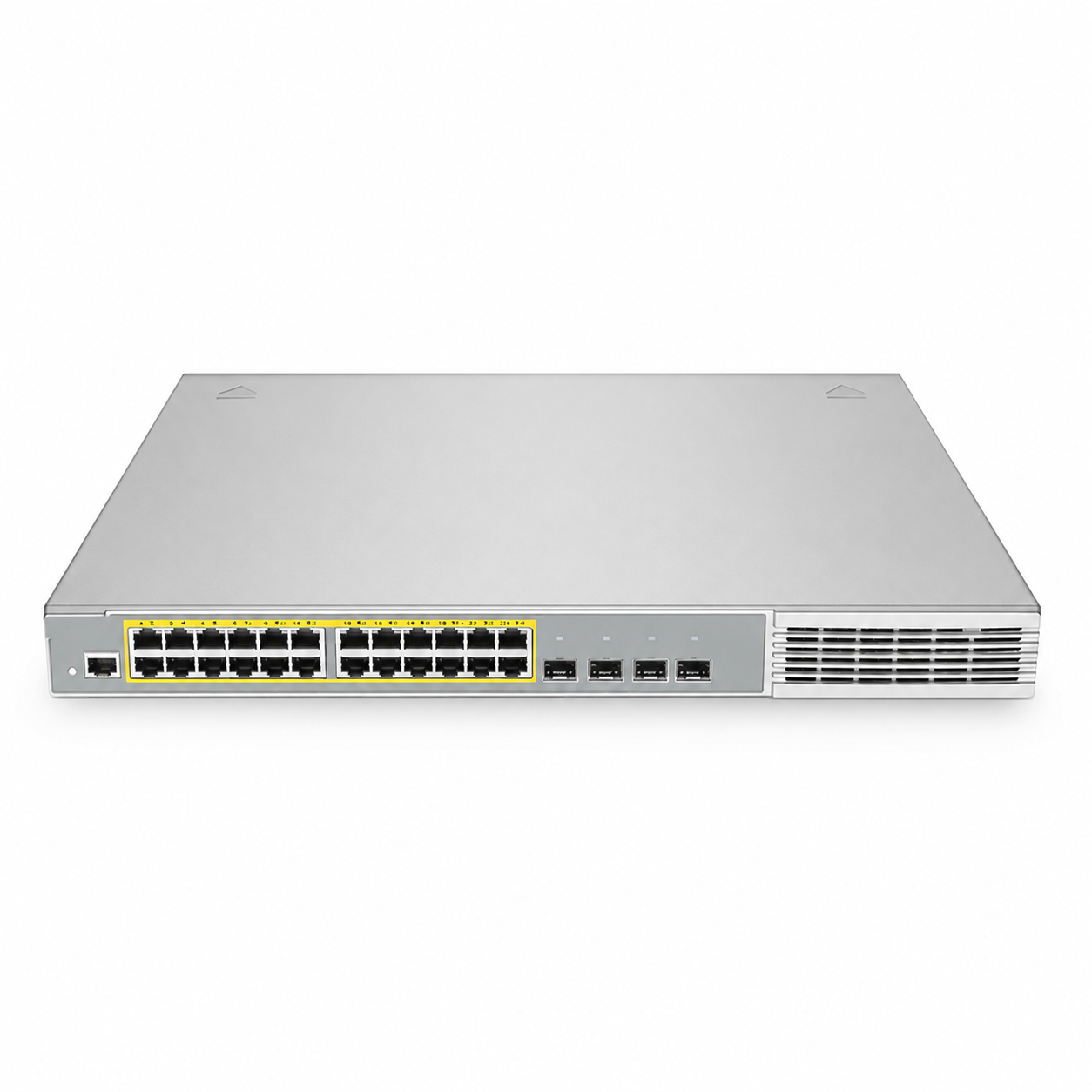 24 x 1Gb RJ45, 4 x 1Gb SFP, L2 Smart Managed PoE+ Switch