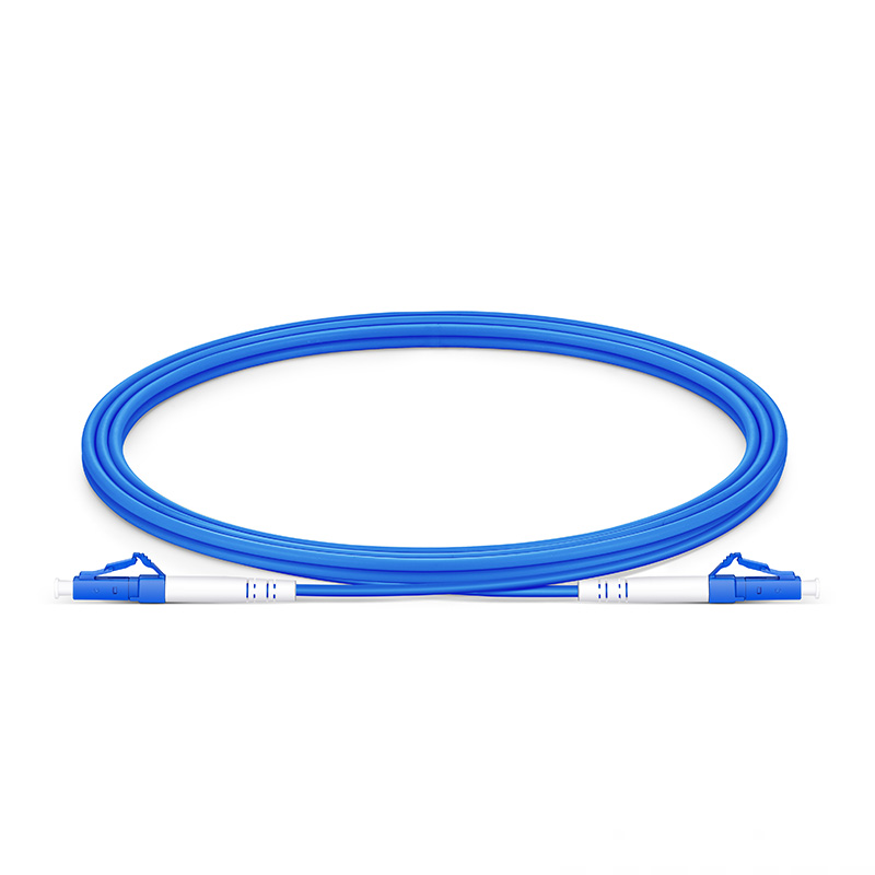 1F, LC UPC Simplex to LC UPC Simplex, Riser (OFCR), OS2, Armored, 3.0mm, 2m (7ft)