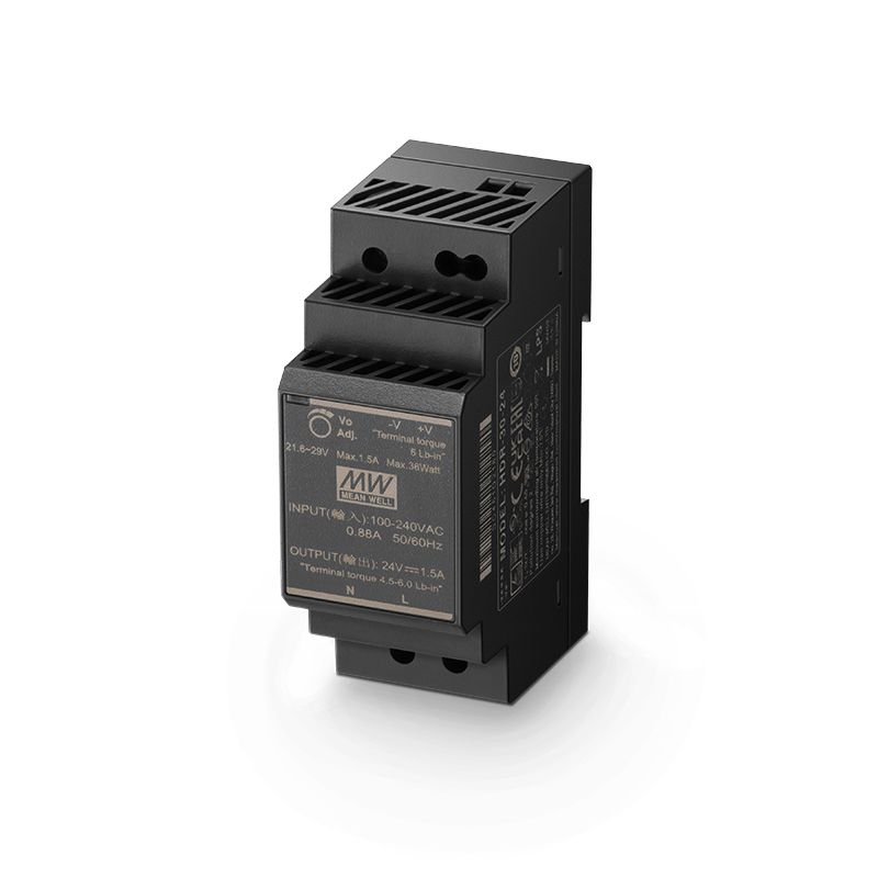30W Ultra Slim Step-Shaped DIN Rail Industria Power Supply