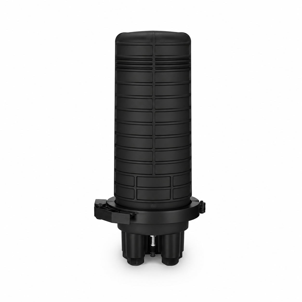 144 Fibers 1In-4Out Dome Fiber Optic Splice Closure with 1 Pre-Installed Splice Tray