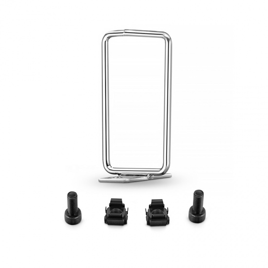 D-Ring for Vertical Cable Manager, Silver, 10-Pack