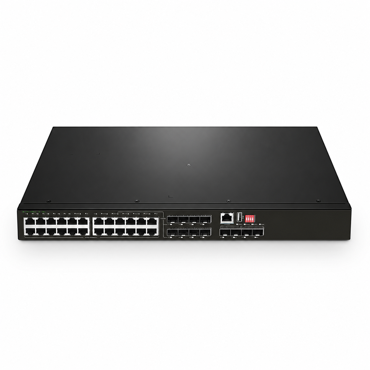 16 x 1Gb RJ45, 8 x 1Gb Combo, 4 x 1/10Gb SFP+, L2+ Managed Industrial Switch