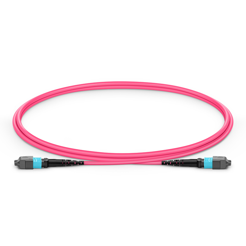 MTP-12 to MTP-12 UPC Jumper, 12 Fibers, OM4, Type B, 1m (3ft)