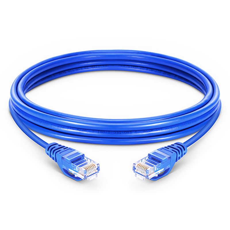 Cat5e 24AWG U/UTP LSZH Patch Cord, Snagless RJ45, Blue, 16ft (4.9m)